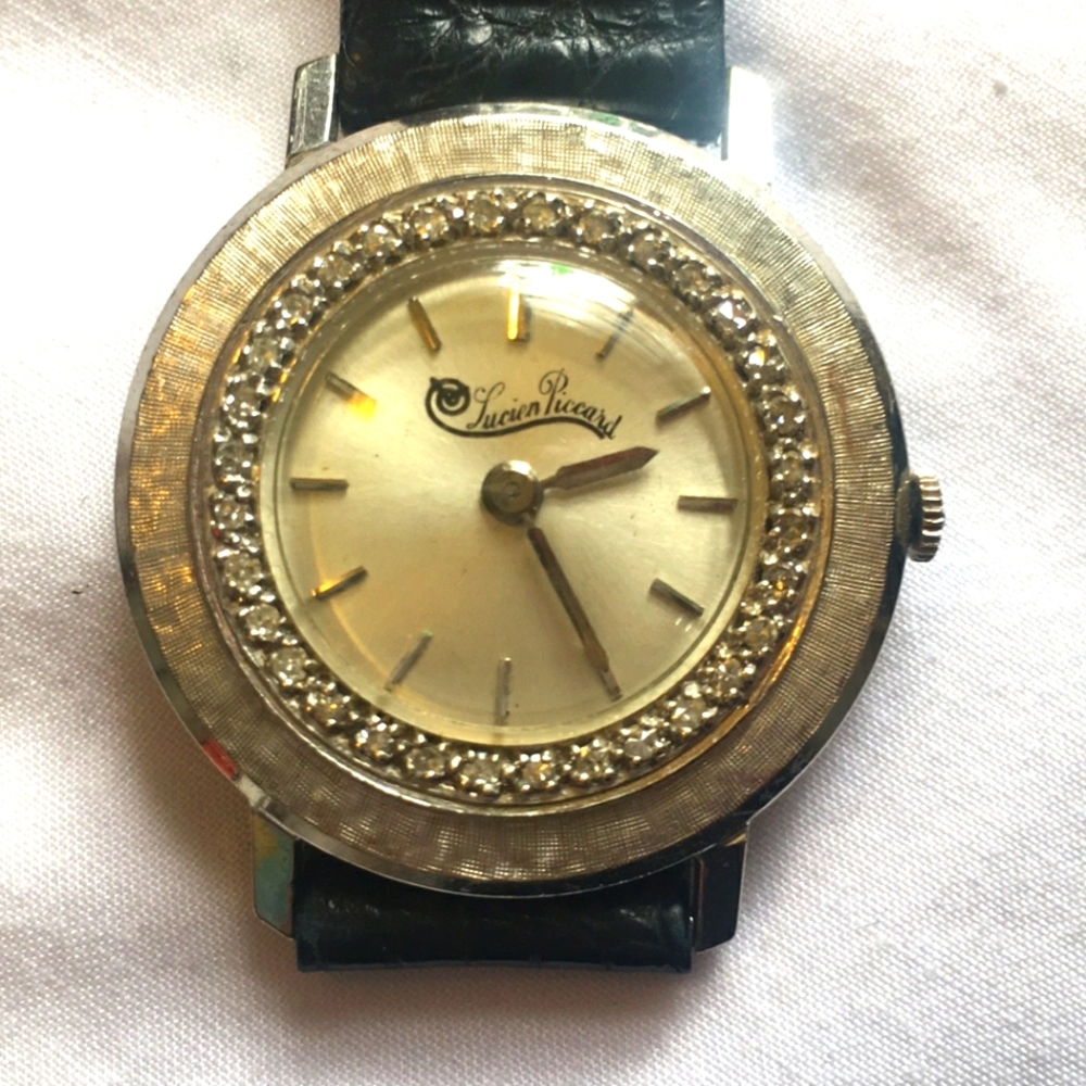 Lucien Piccard 14k Gold Wristwatch